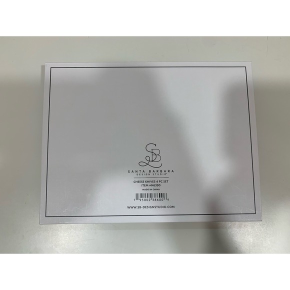 Santa Barbara Design 4-Piece Set with Charcuterie Cheese Knives - Picture 3 of 3